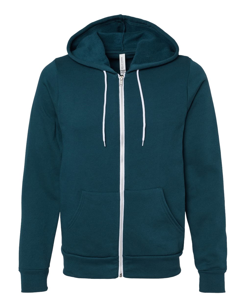 D) BELLA + CANVAS Unisex Sponge Fleece Full-Zip Hoodie Sweatshirt - #3739 - IST