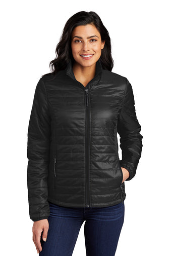J2) L850 Port Authority Ladies Packable Puffy Jacket - EXODUS GLOBAL