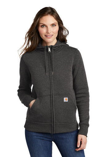 I9) CT102788 Carhartt Women's Clarksburg Full-Zip Hoodie - CONNECT WORK TOOLS