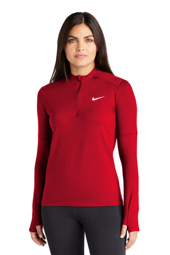 I1) NKDH4951 Nike Ladies Dri-FIT Element 1/2 Zip Top - OILQUICK