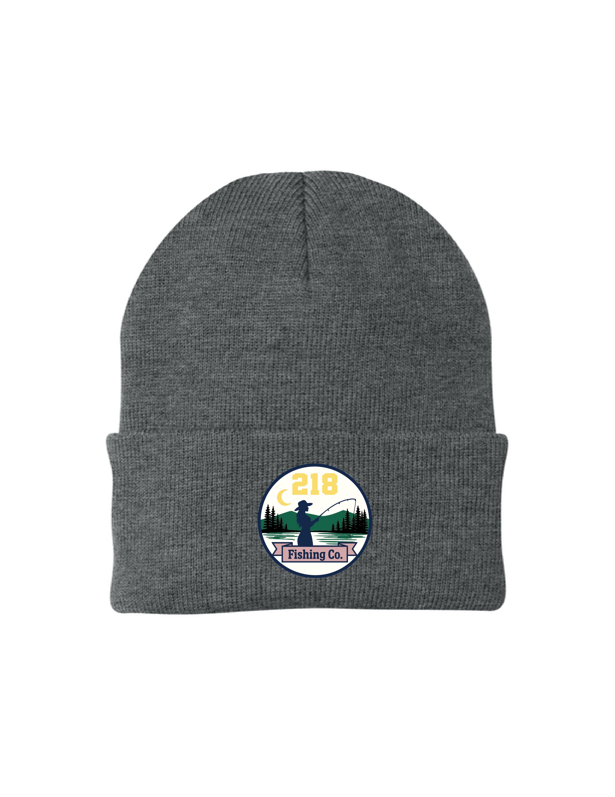 12 ) #CP90 PORT AUTHORITY CUFFED KNIT CAPS - 218