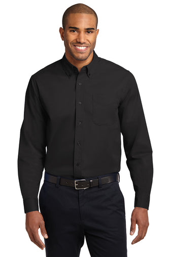 B6) S608 Port Authority Long Sleeve Easy Care Shirt - SHEARCORE