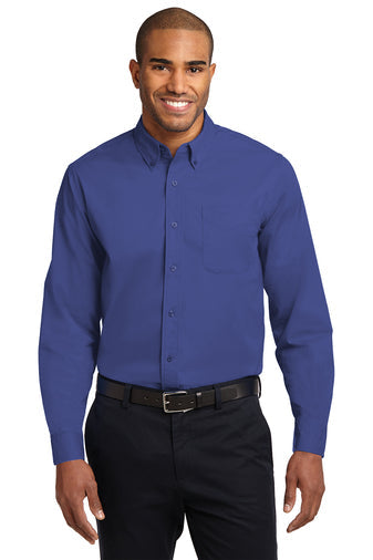 B6) S608 Port Authority Long Sleeve Easy Care Shirt - BLADECORE