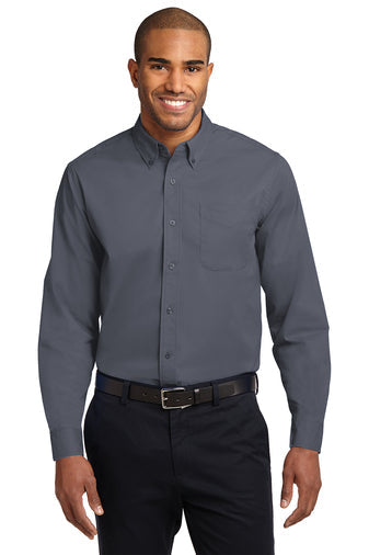 B7) TLS608 Port Authority Tall Long Sleeve Easy Care Shirt - ROCKZONE AMERICAS