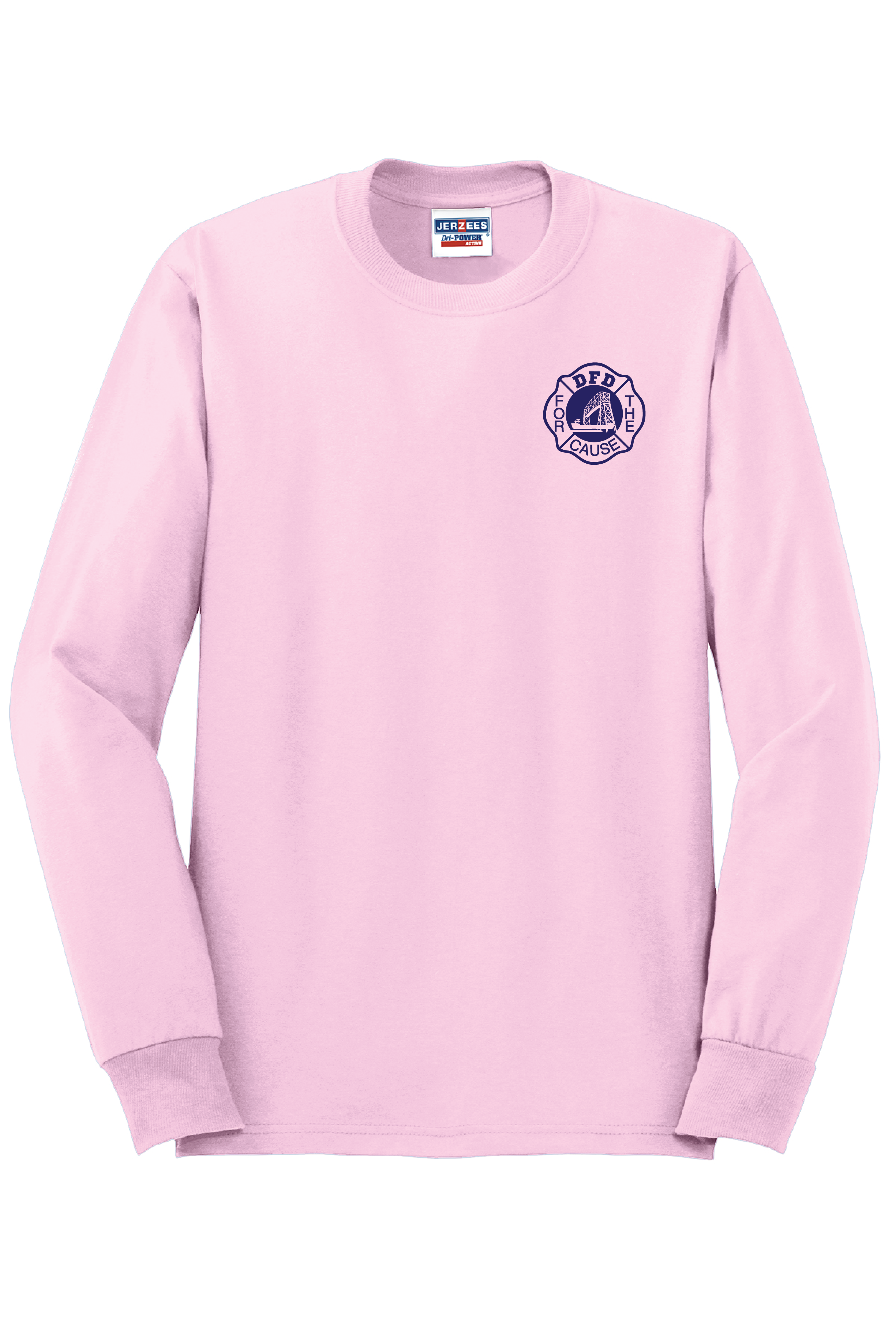 D)JERZEES Unisex Dri-Power® Long Sleeve 50/50 T-Shirt - #29LSR - DFD For The Cause