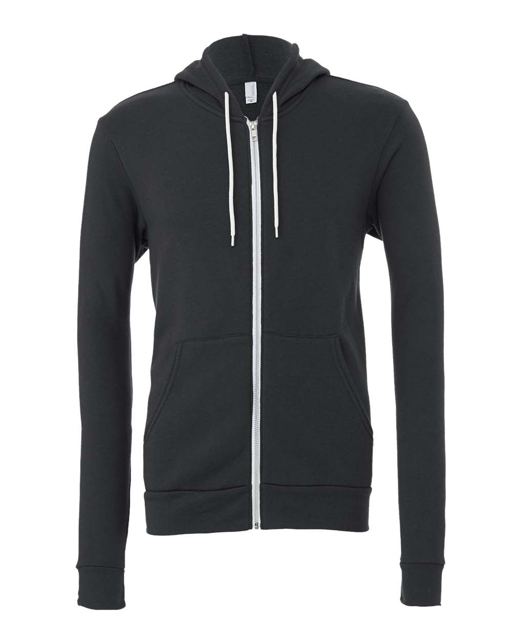 D) BELLA + CANVAS Unisex Sponge Fleece Full-Zip Hoodie Sweatshirt - #3739 - IST