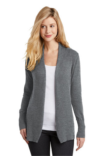 6) (A) STYLE # LSW289 LADIES OPEN FRONT CARDIGAN