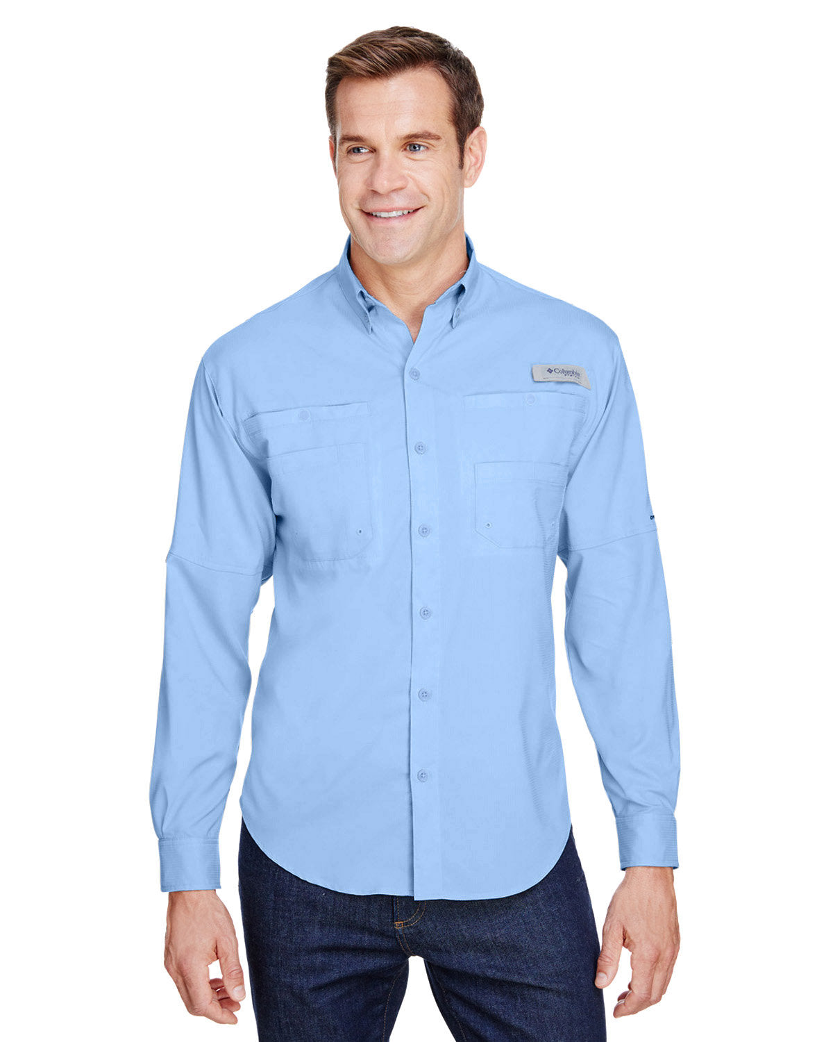 B4) 7253 Men's Tamiami ll Long-Sleeve Shirt - SHEARCORE
