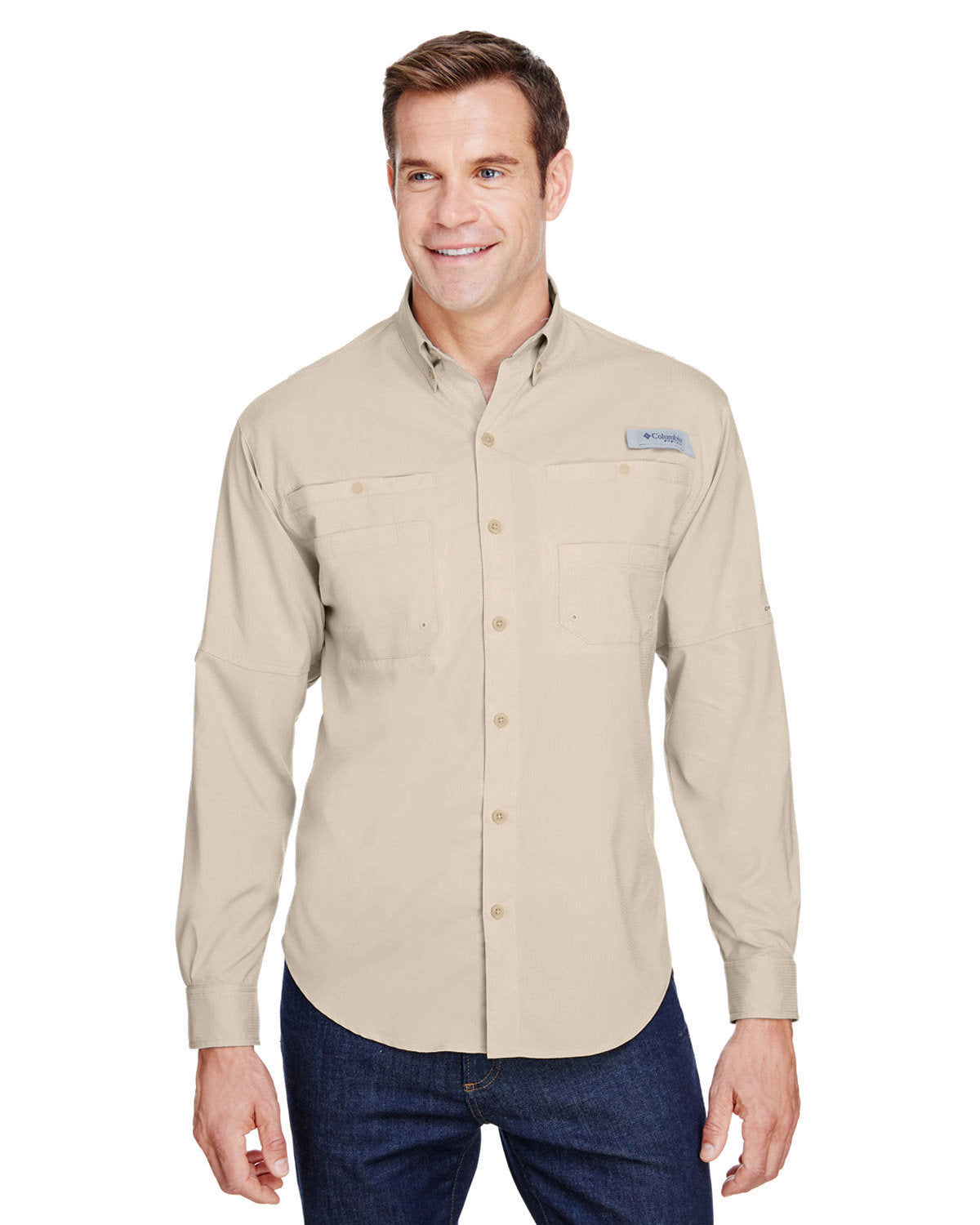 B4) 7253 Men's Tamiami ll Long-Sleeve Shirt - SHEARCORE