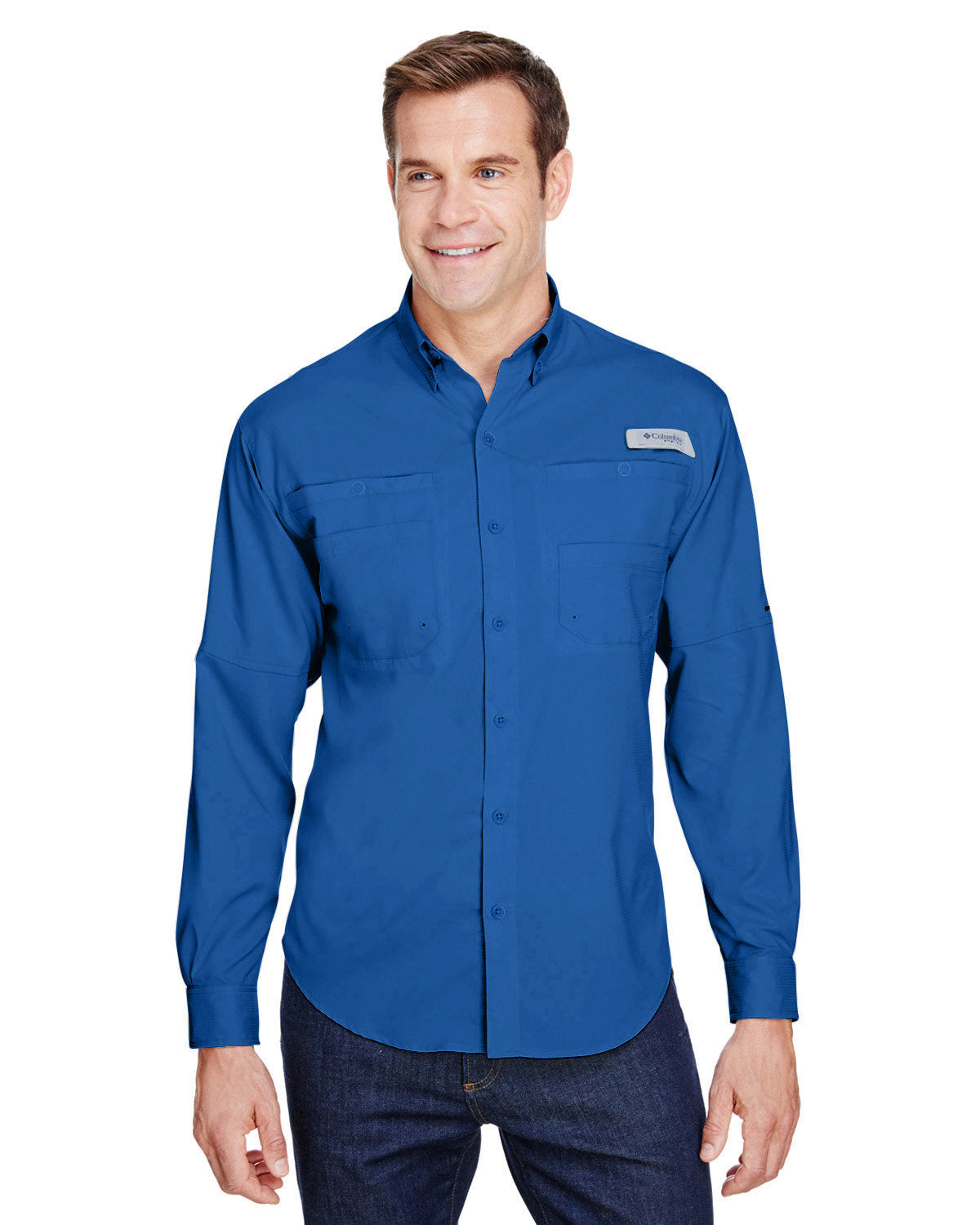 B4) 7253 Men's Tamiami ll Long-Sleeve Shirt - SHEARCORE