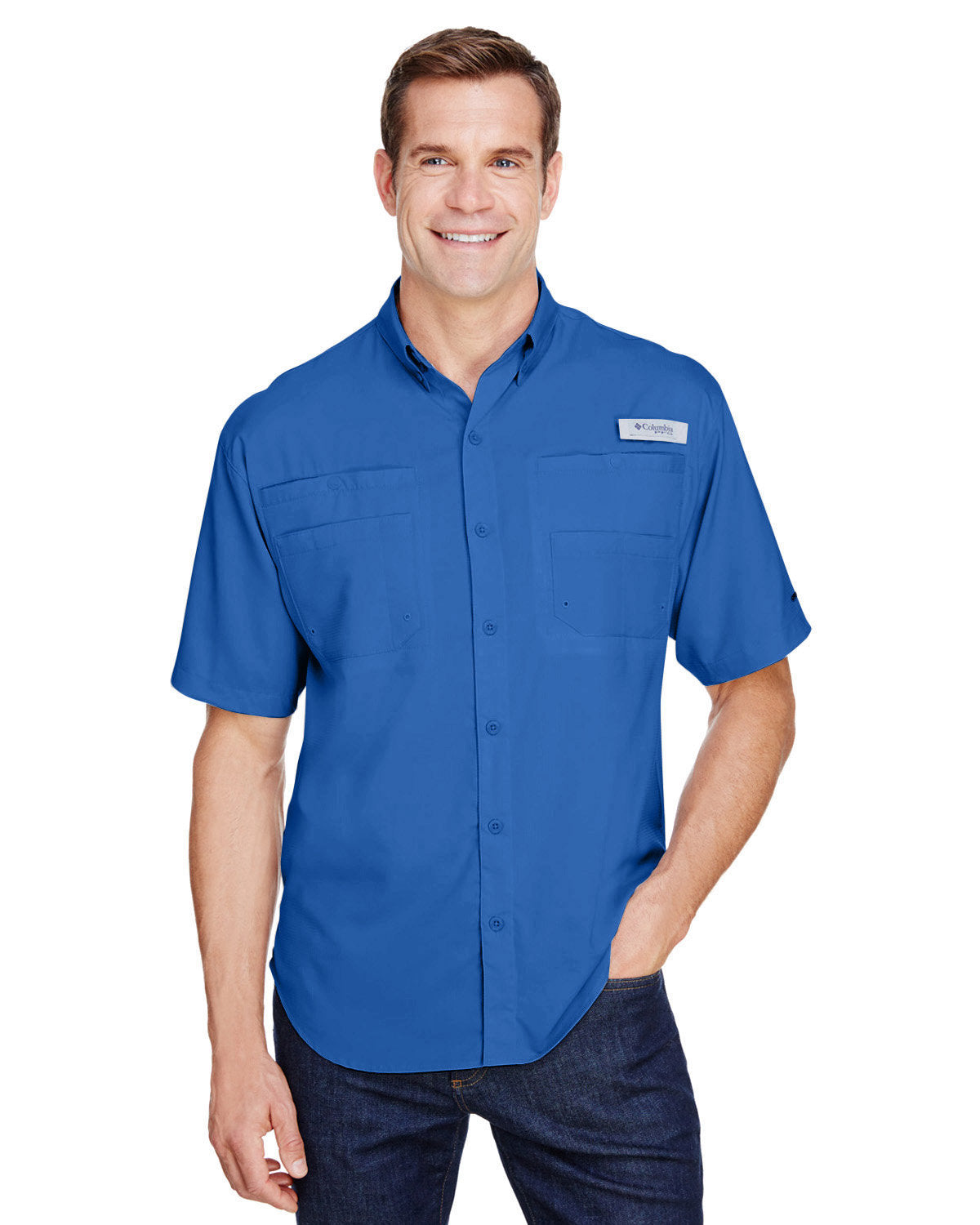 B3) 7266 Men's Tamiami ll Short-Sleeve Shirt - BLADECORE
