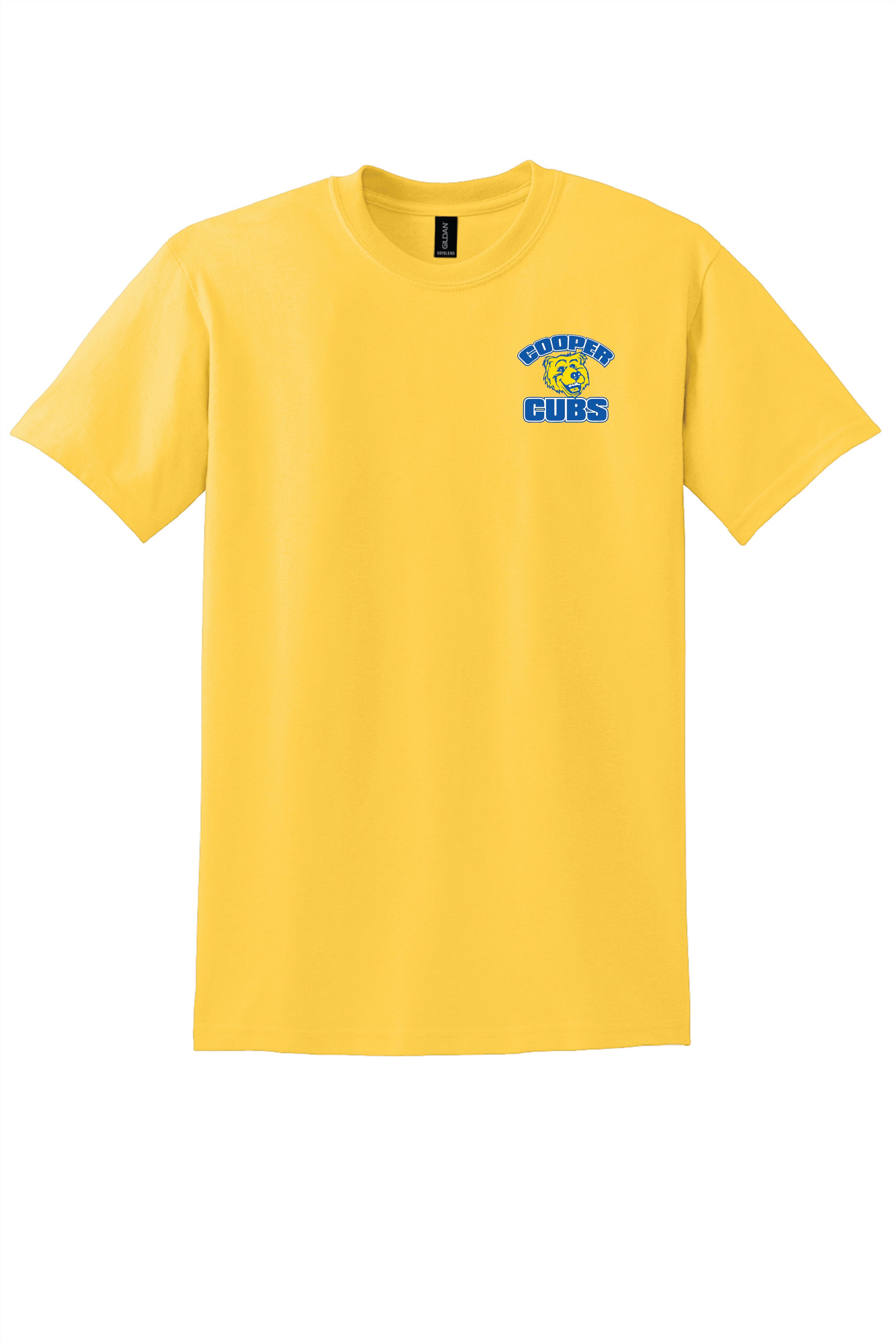 7B) 8000  Gildan® Dry Blend® 50 Cotton/50 Poly T-Shirt (Cooper)