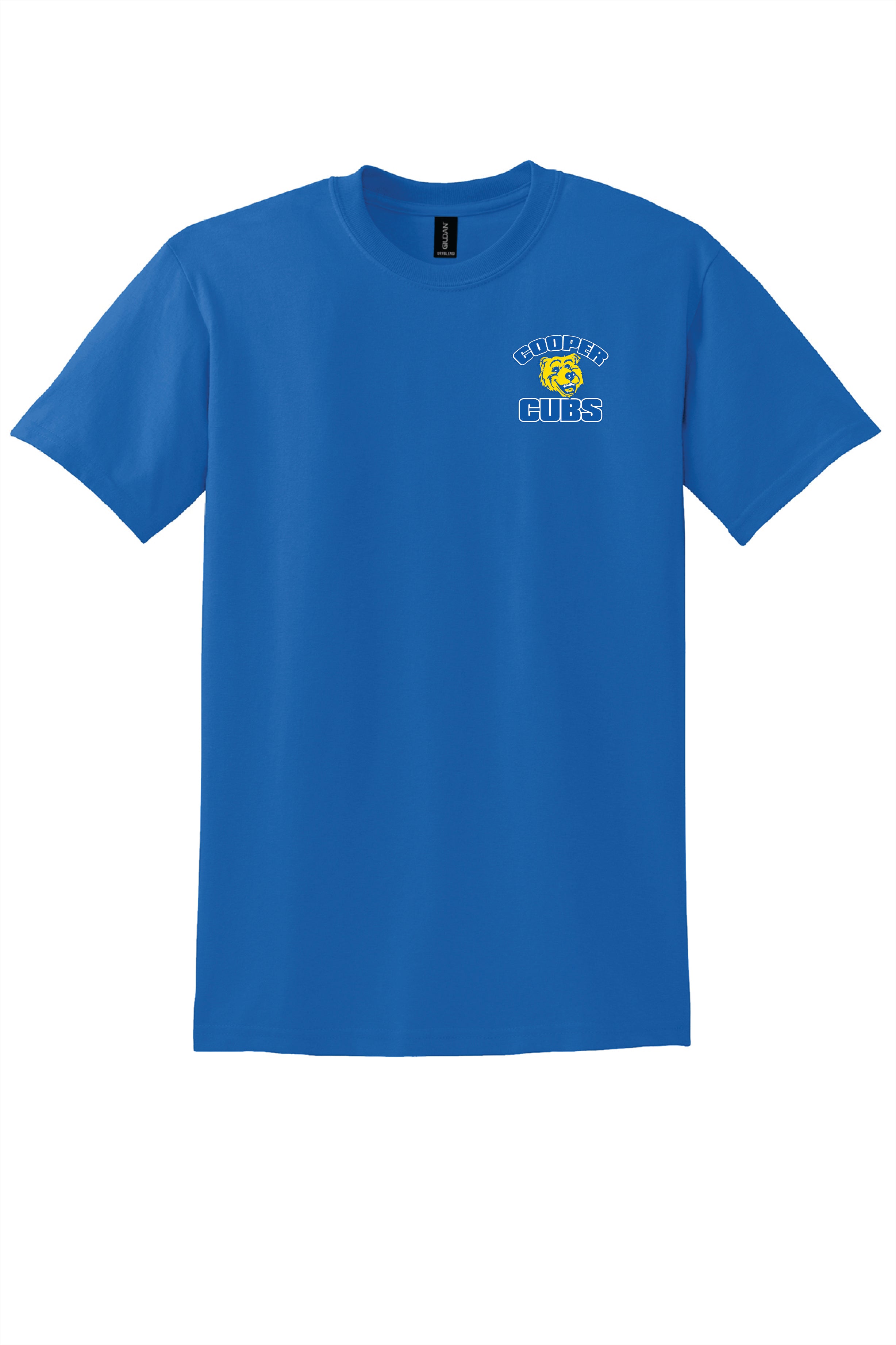 7B) 8000  Gildan® Dry Blend® 50 Cotton/50 Poly T-Shirt (Cooper)