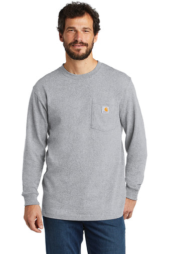 D3) CTK126 Carhartt Workwear Pocket Long Sleeve T-Shirt - ROCKZONE AMERICAS
