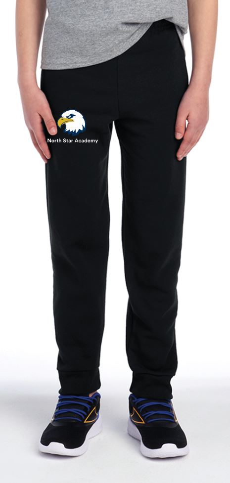 8b) 975B  Jerzees® Youth Nu Blend® Jogger Sweatpants - Raleigh