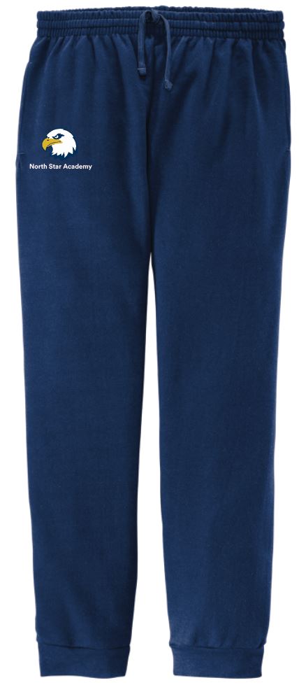 7a) 975MP Jerzees® Nu Blend® Fleece Jogger Sweatpants - North Star