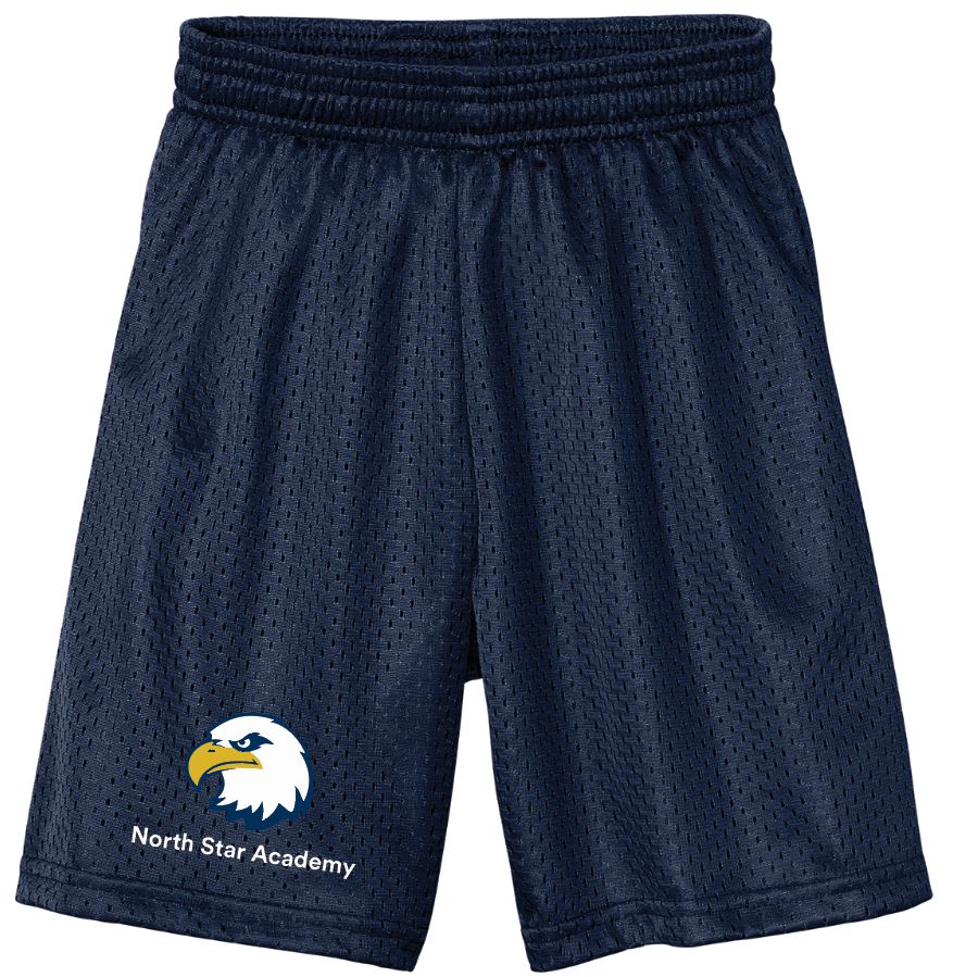 10a) A4NB5301 A4 Youth Sprint 6" Mesh Short - North Star