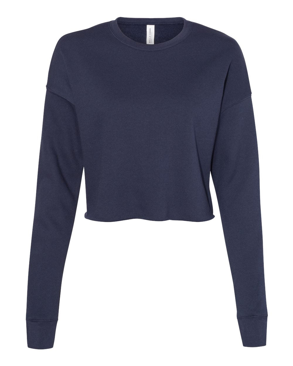 B) BELLA + CANVAS Women's Crop Crew Fleece - #7503 - IST
