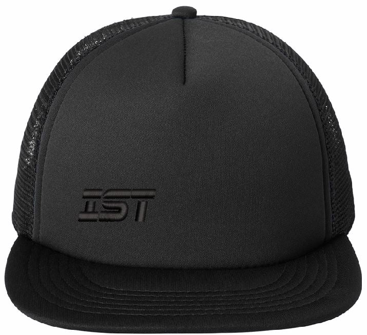 A) District ® Flat Bill Snapback Trucker Cap DT624 - IST
