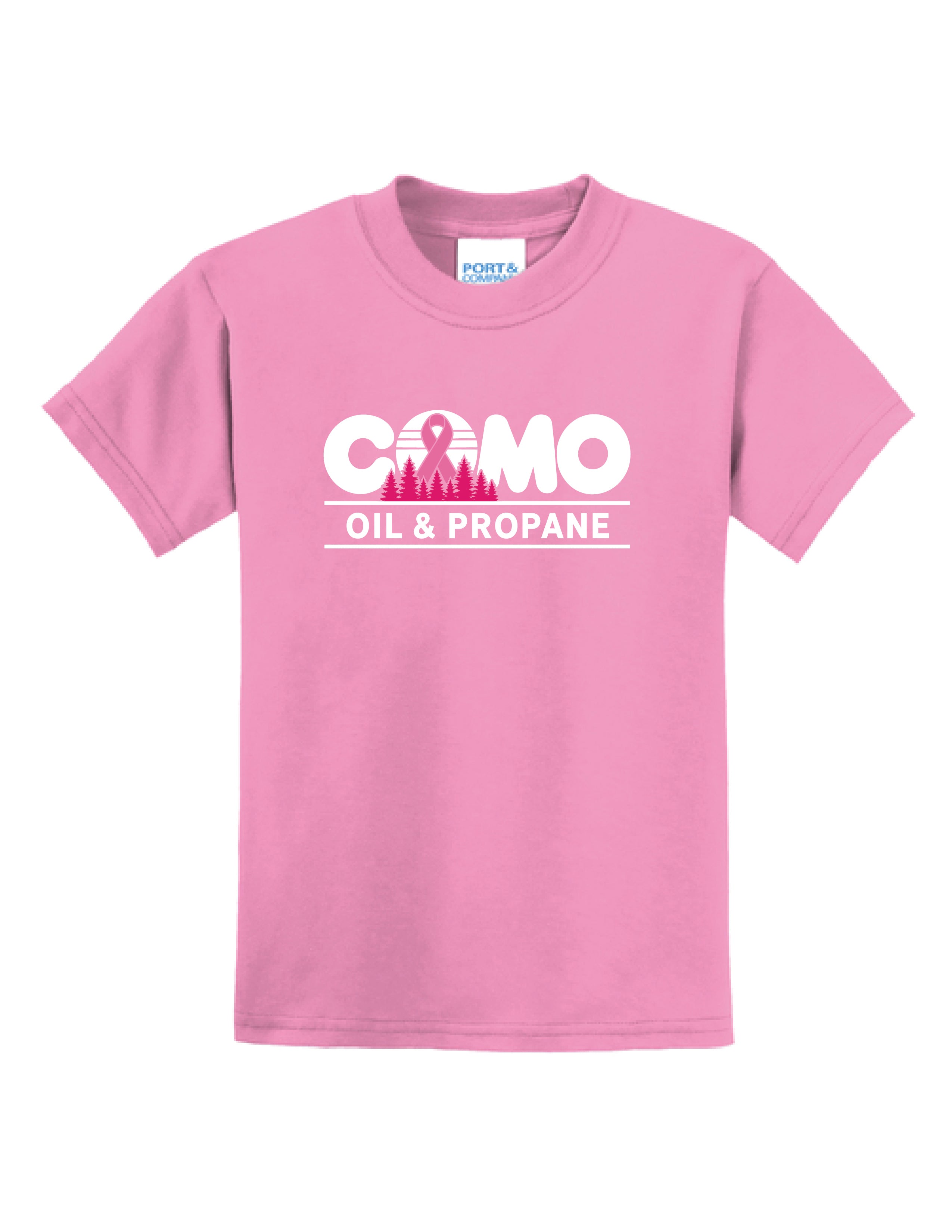 1) PC55Y  Port & Co® Youth Core Blend Tee (Care)