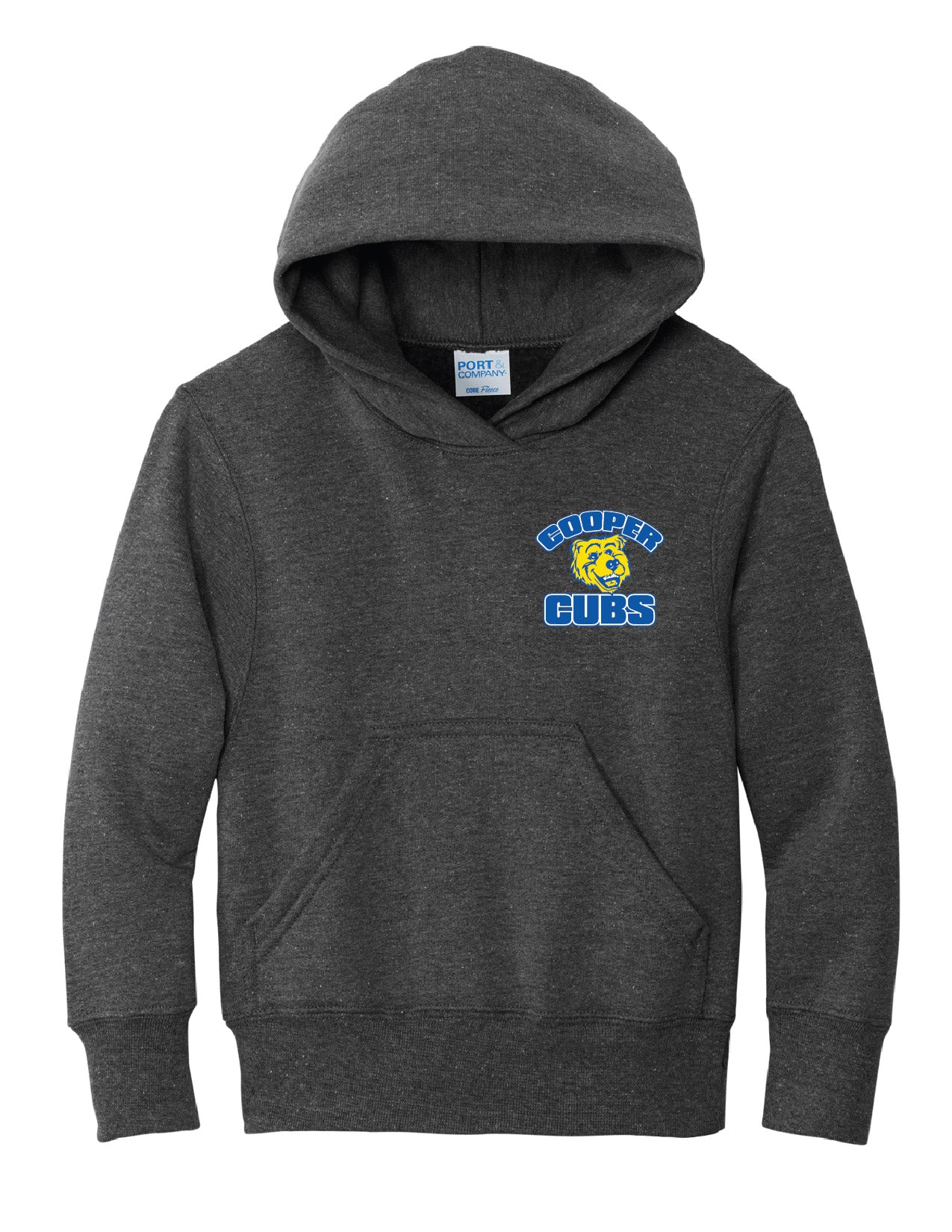 3A) PC90YH  Port & Co™ Youth Core Fleece Pullover Hooded Sweatshirt ( cooper )