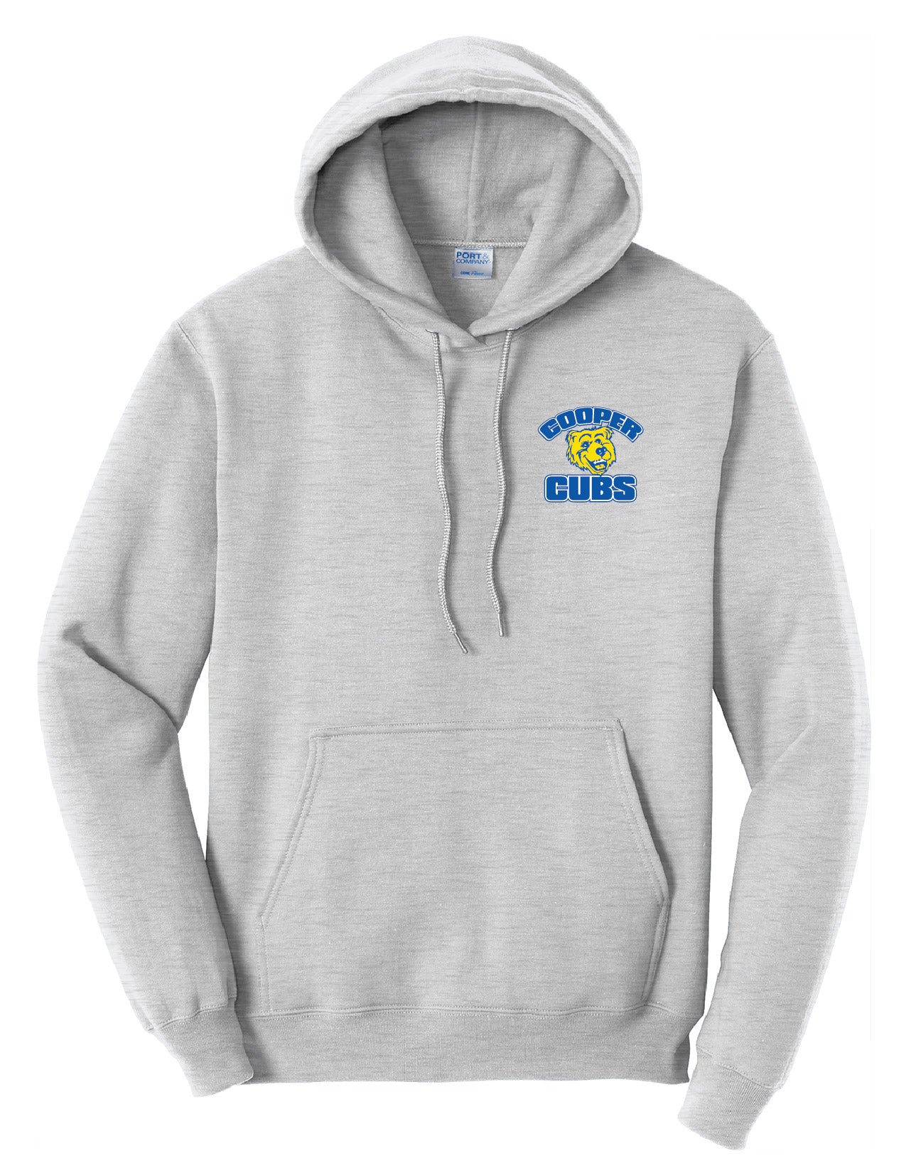 1 B) PC78H  Port & Co™ Core Fleece Pullover Hooded Sweatshirt ( cooper )