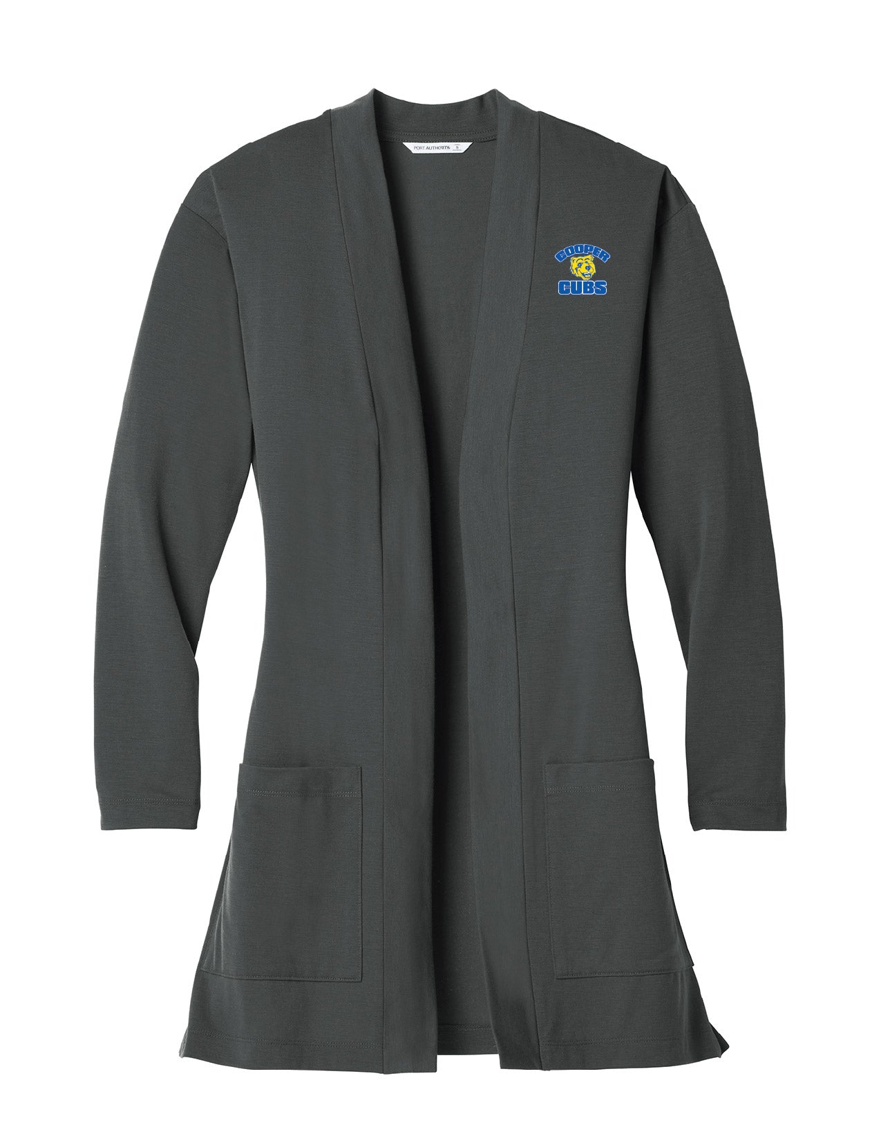 15B) LK5434  Port Authority ® Women's Concept Long Pocket Cardigan (cooper)