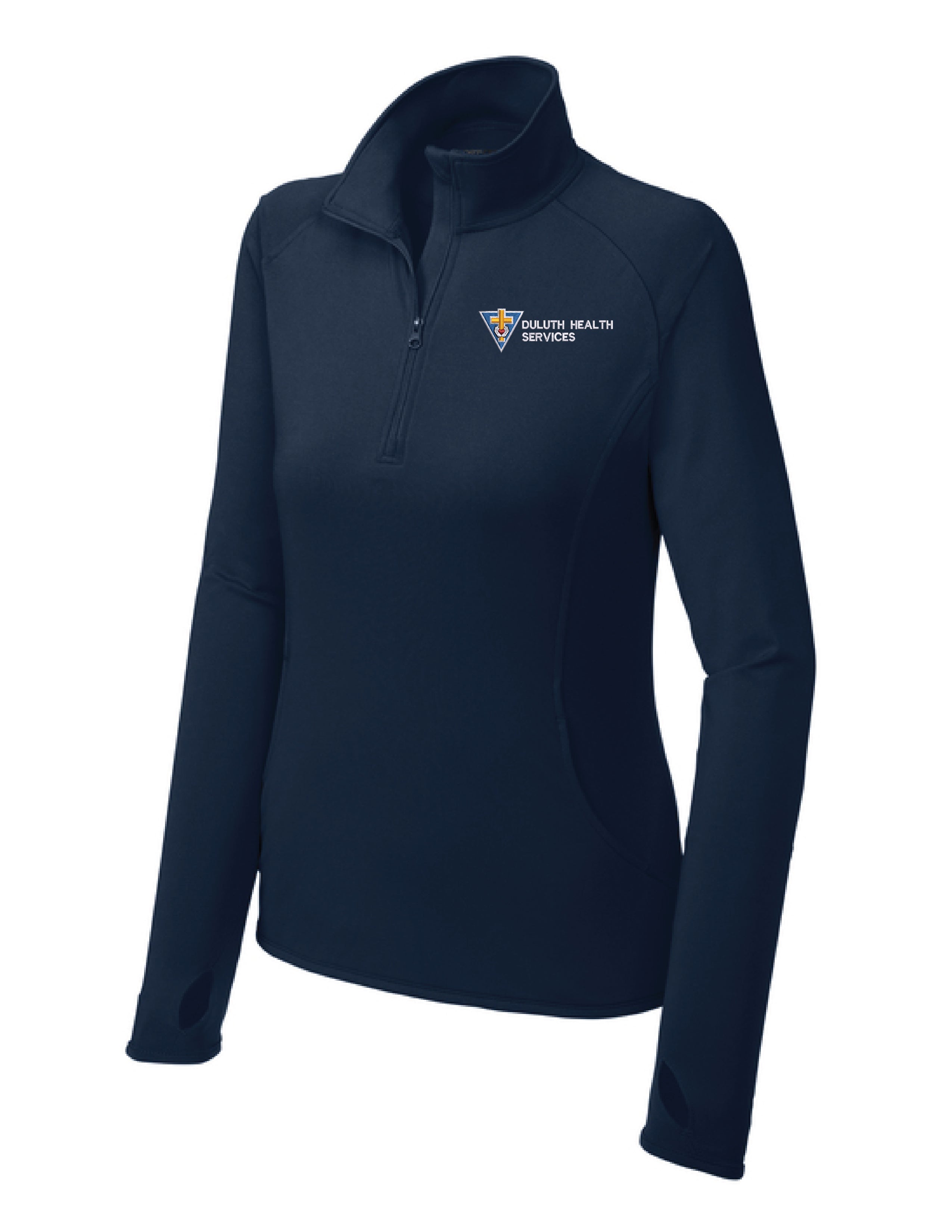 LST850  Sport-Tek® Women's Sport-Wick® Stretch 1/4-Zip Pullover: DHS