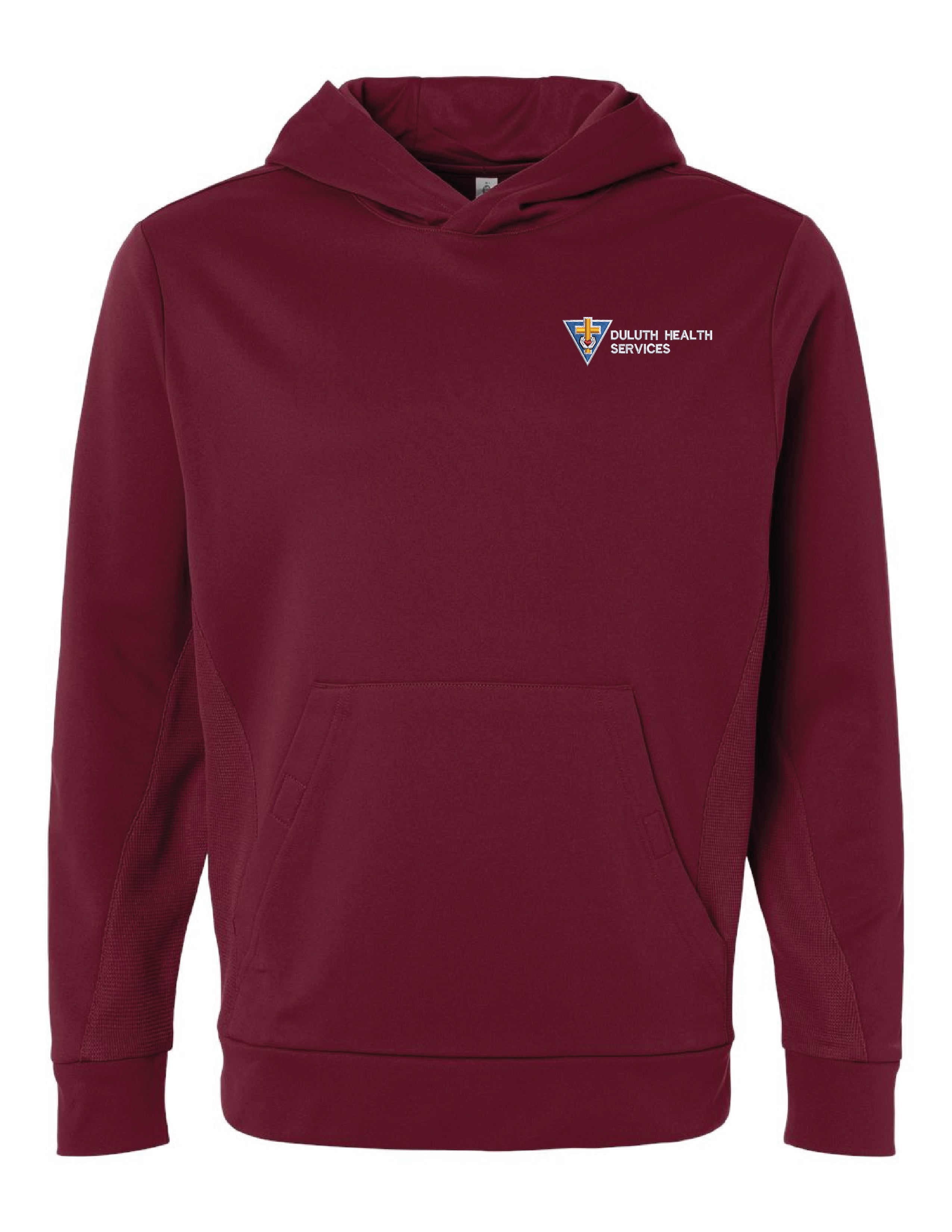 Team 365 Unisex Squad Hooded Tech Fleece Pullover - TT400: DHS