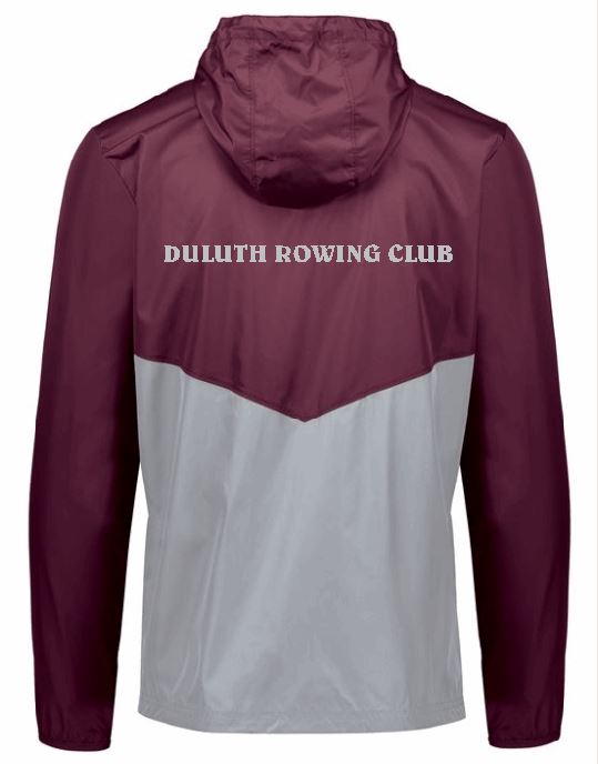 Holloway Packable Quarter-Zip Jacket - 229534, Maroon/ Athletic Grey