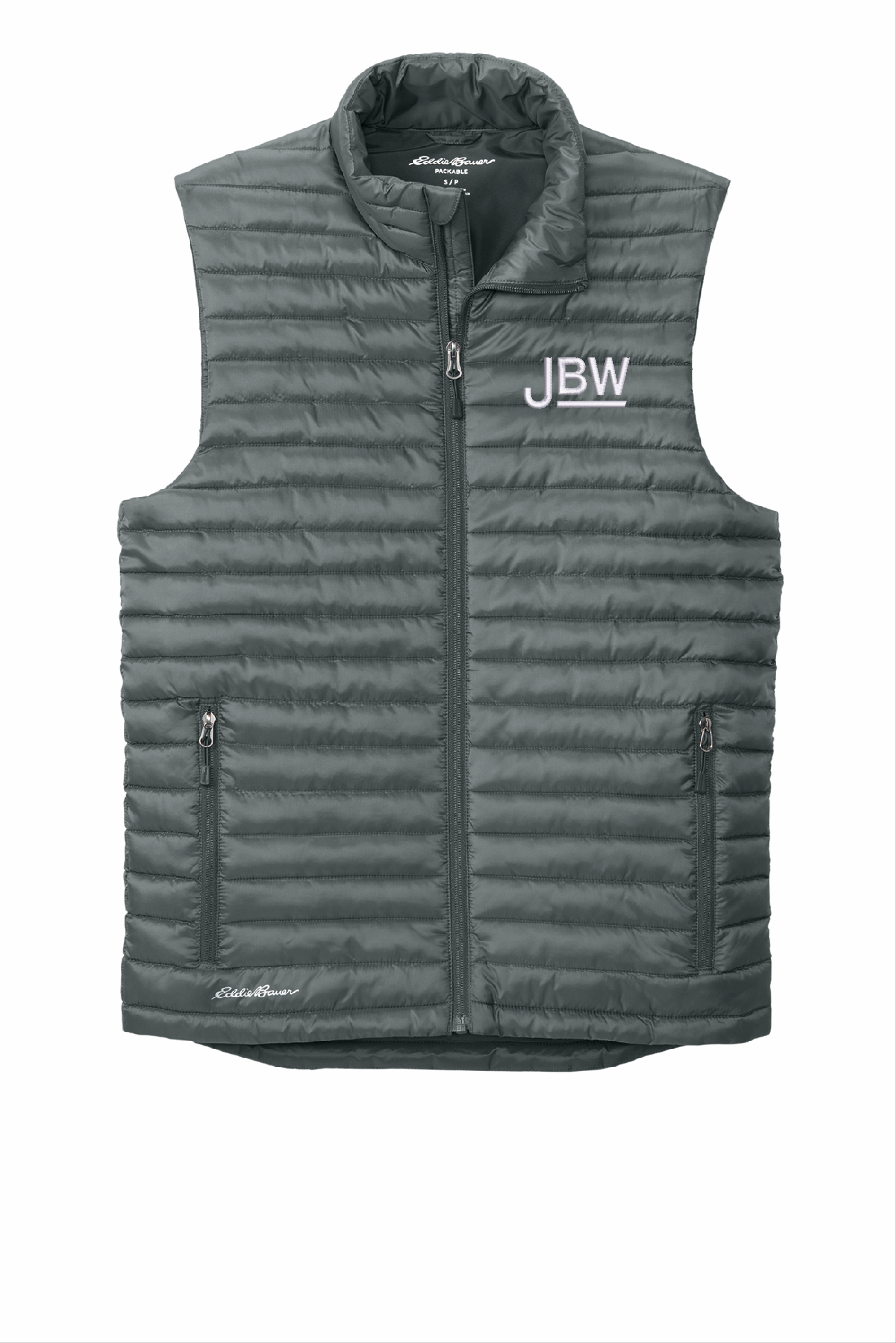 Z4) EB516  Eddie Bauer® Men's Packable Quilted Vest - JBW
