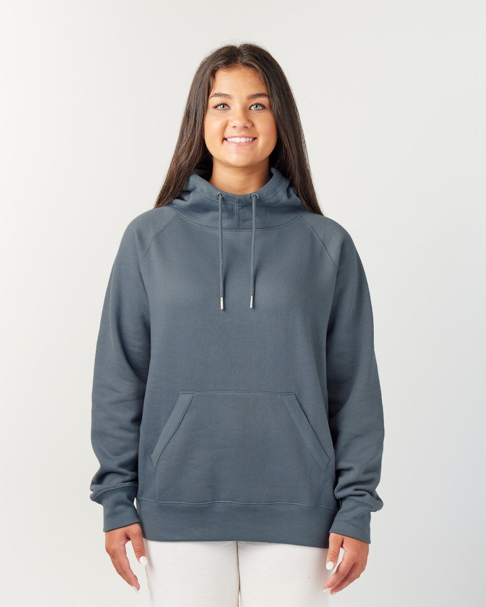 14) (C) STYLE # EZ429 ENZA LADIES SCUBA NECK PULLOVER HOOD