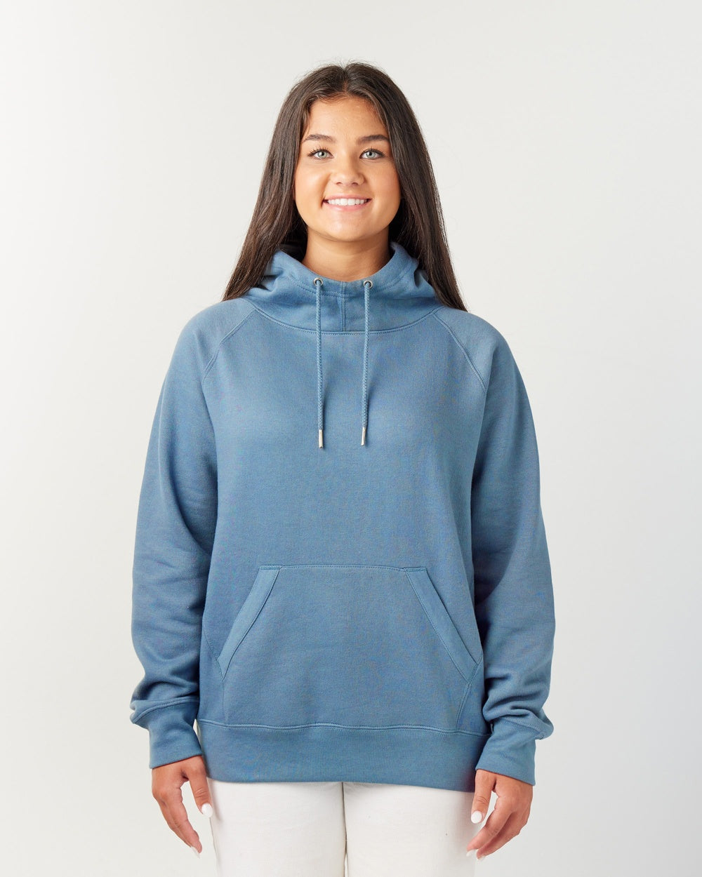 14) (C) STYLE # EZ429 ENZA LADIES SCUBA NECK PULLOVER HOOD