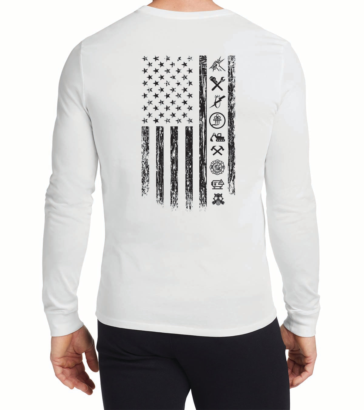 3) NKBQ5230 NIKE COTTON/POLY LONG SLEEVE T-SHIRT