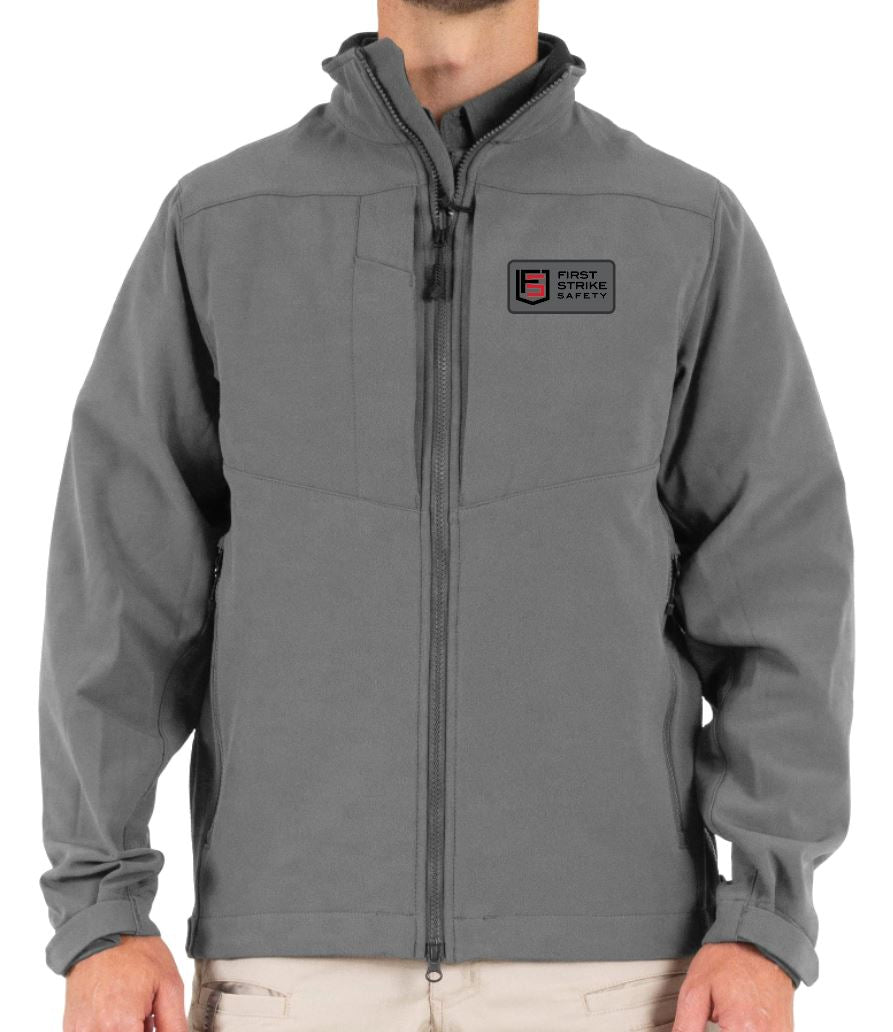 10)  118501 MENS FIRST TACTICAL SOFTSHELL JACKET - FIRST STRIKE SAFETY