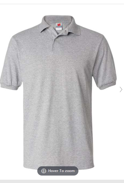 28 B) STYLE # 054X HANES ECOSMART JERSEY POLOS