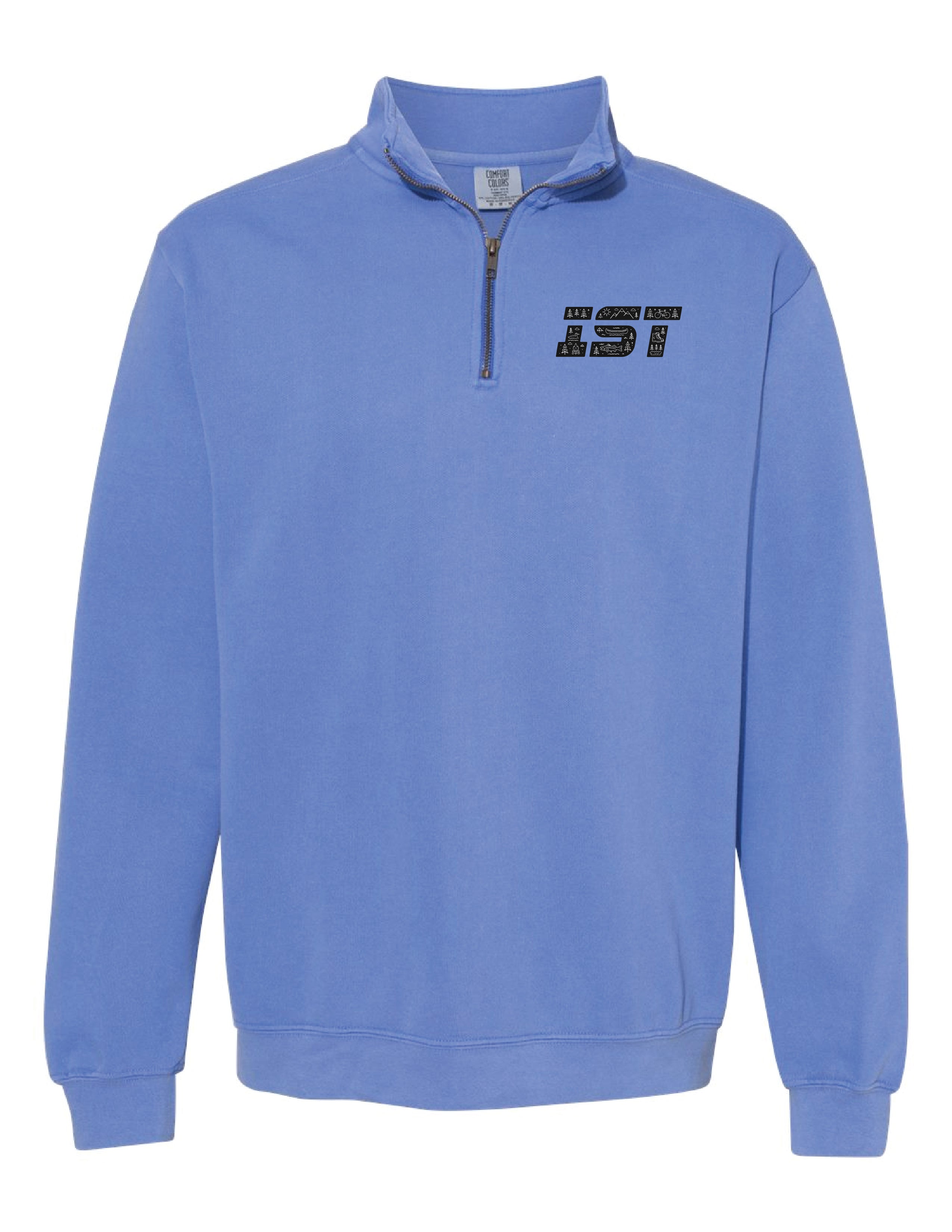 A2) Comfort Colors Unisex Garment-Dyed Quarter-Zip Sweatshirt - 1580 - IST