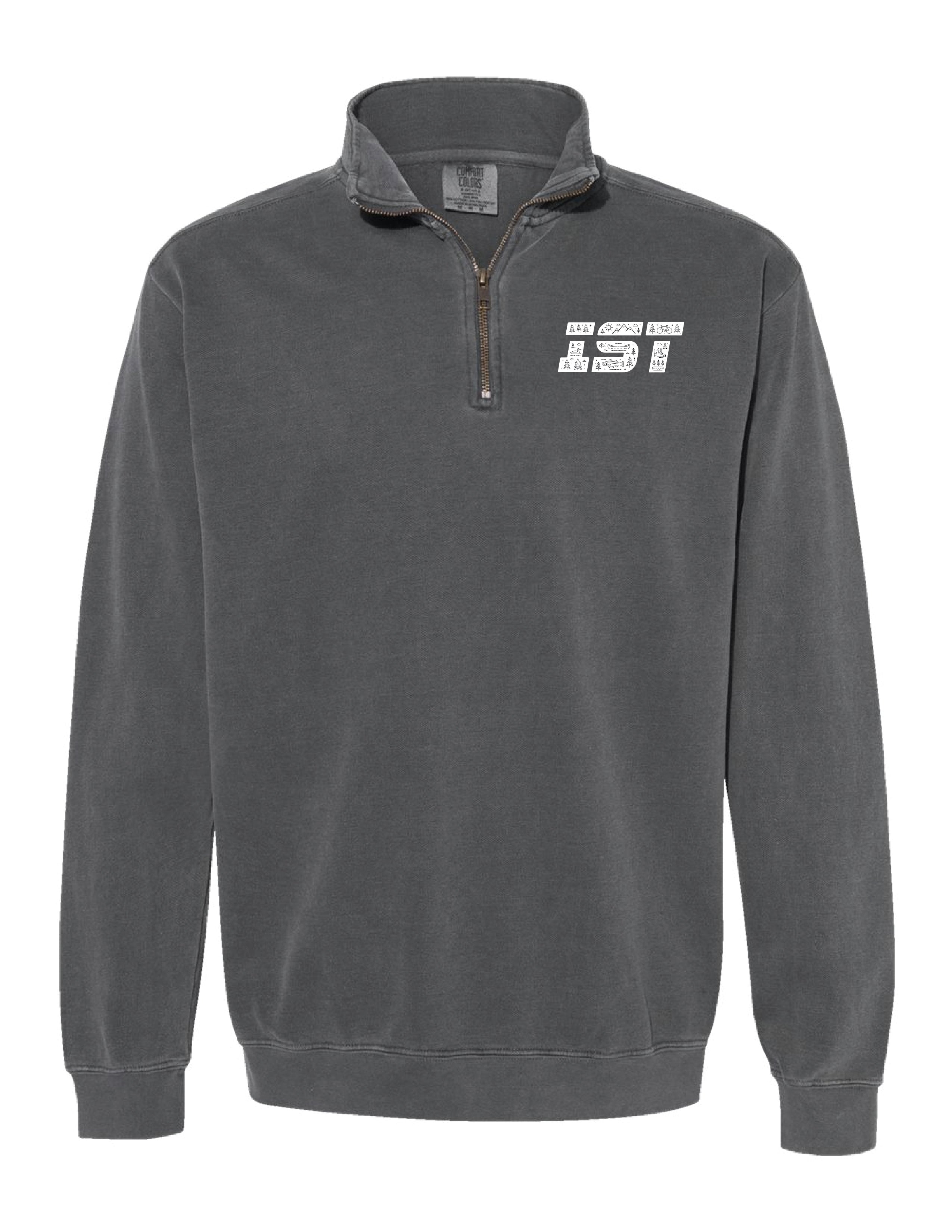 A2) Comfort Colors Unisex Garment-Dyed Quarter-Zip Sweatshirt - 1580 - IST