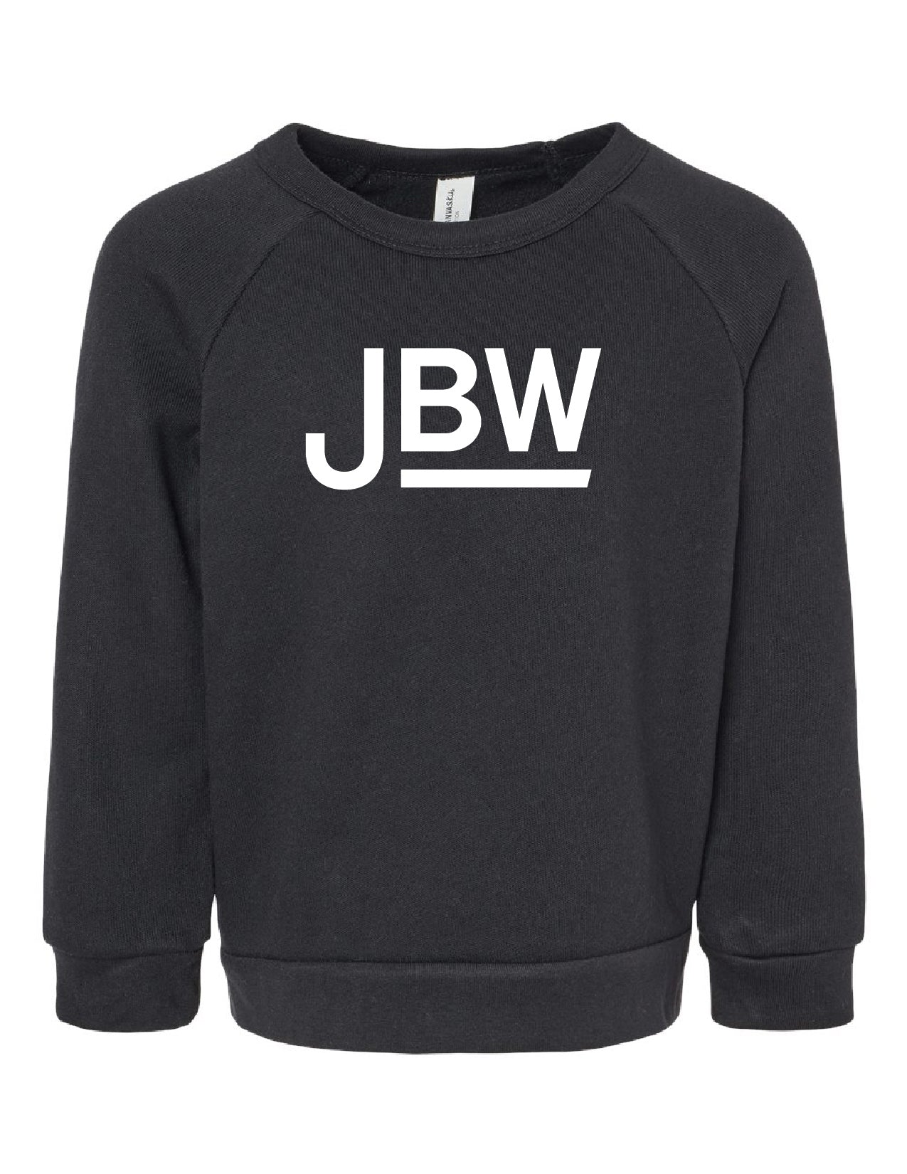 ZZ9H) Bella & Canvas #3901T Toddler Sponge Fleece Raglan Crewneck Sweatshirt - JBW