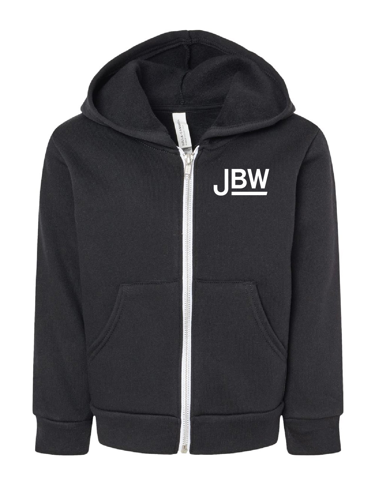 ZZ9J) Bella & Canvas #3739T Toddler Sponge Fleece Full-Zip Hoodie Sweatshirt - JBW