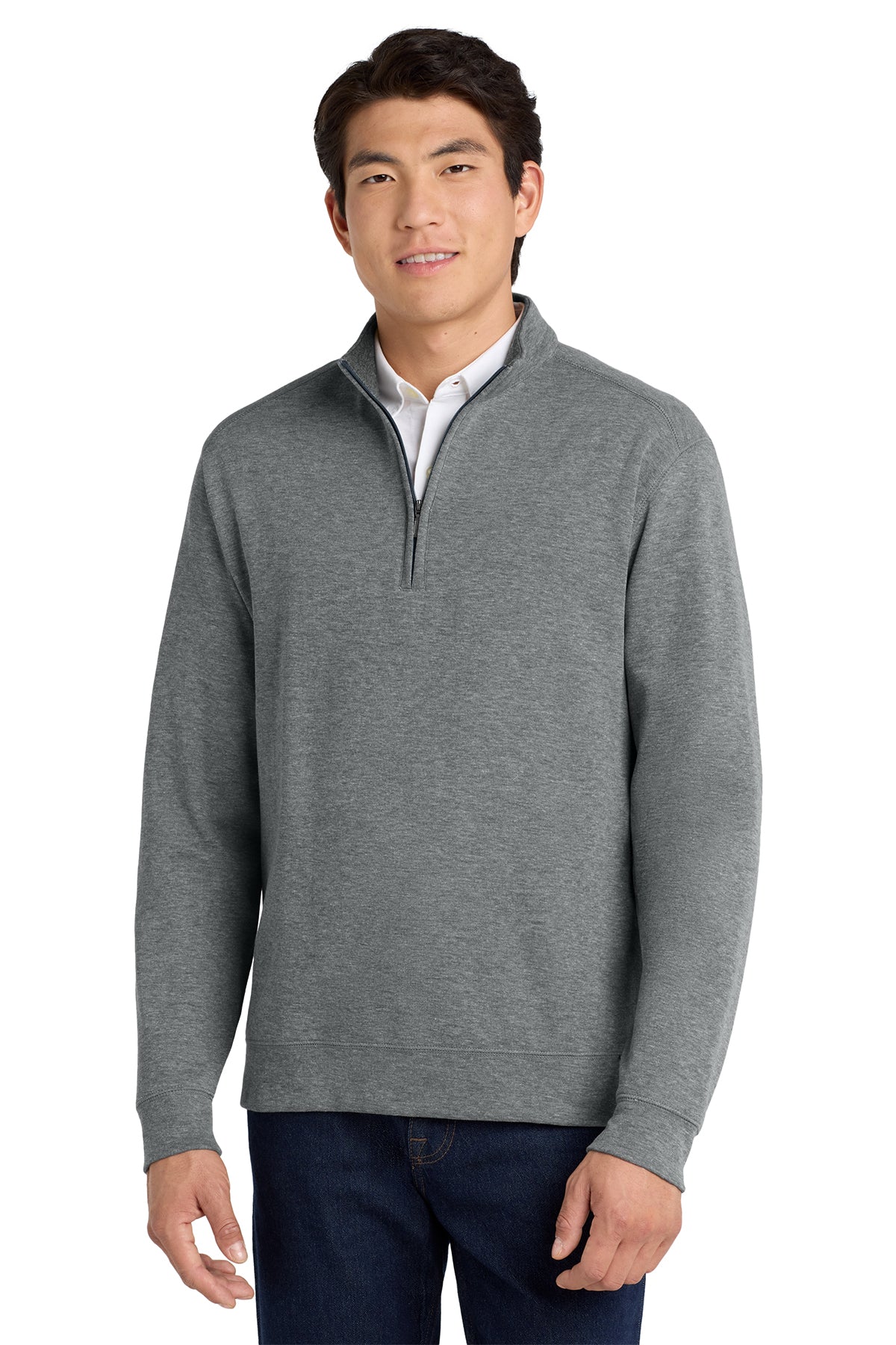 16 ) K807 PORT AUTHORITY 1/4 ZIP - NCCU