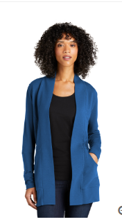 26 B) #LK825 LADIES MICROTERRY CARDIGAN
