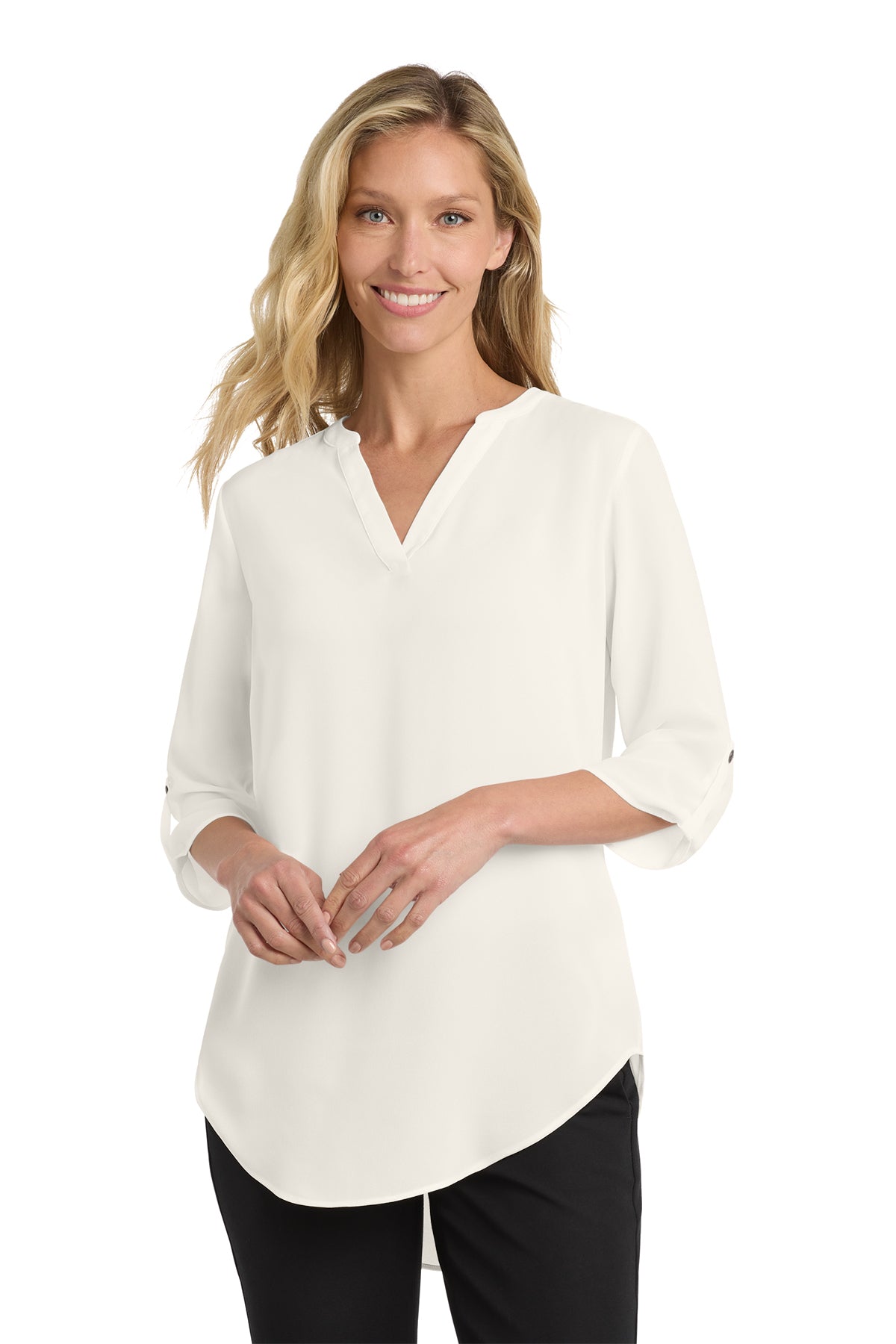 42)  STYLE # LW701  WOMENS 3/4 SLEEVE TUNIC BLOUSE -NCCU