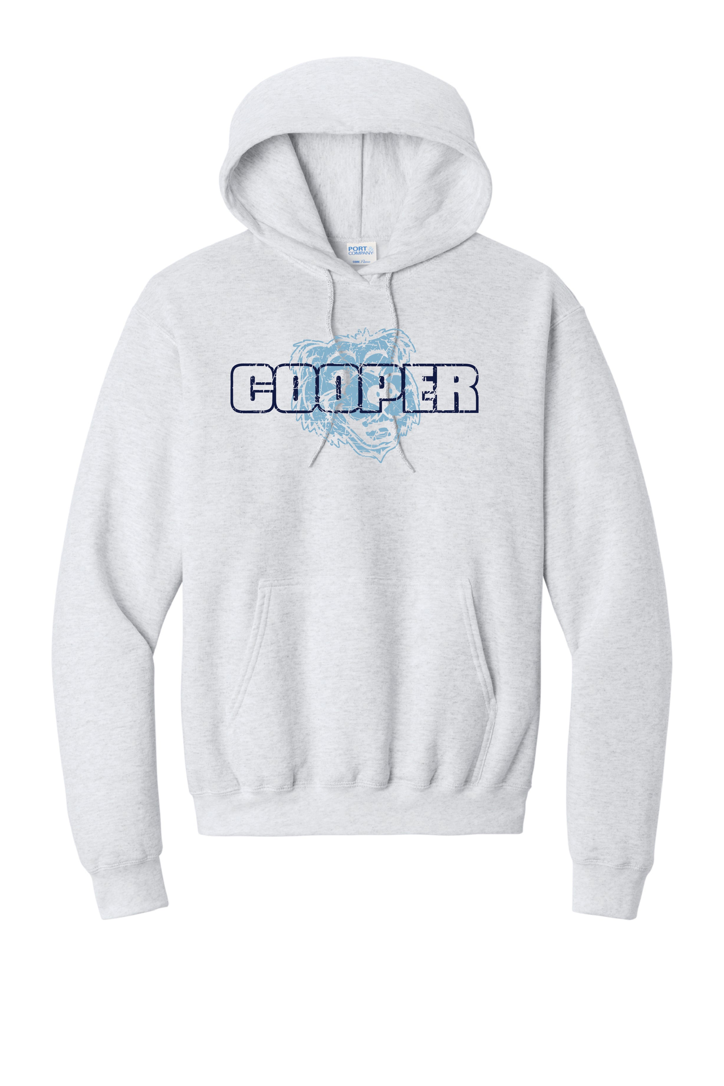 15A) PC78H  Port & Co® Adult Core Fleece Pullover Hooded Sweatshirt (cooper)