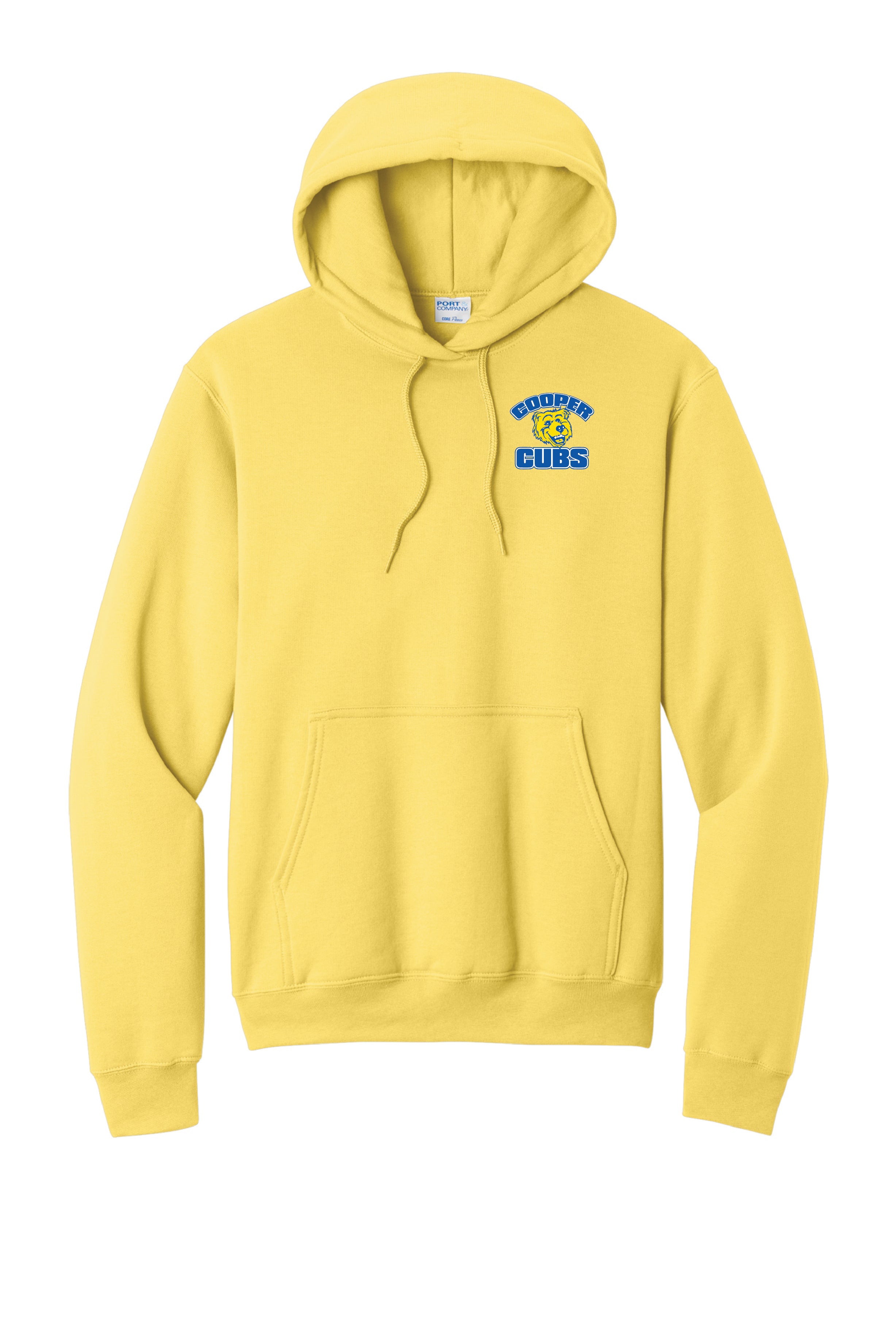 1 B) PC78H  Port & Co™ Core Fleece Pullover Hooded Sweatshirt (Cooper )