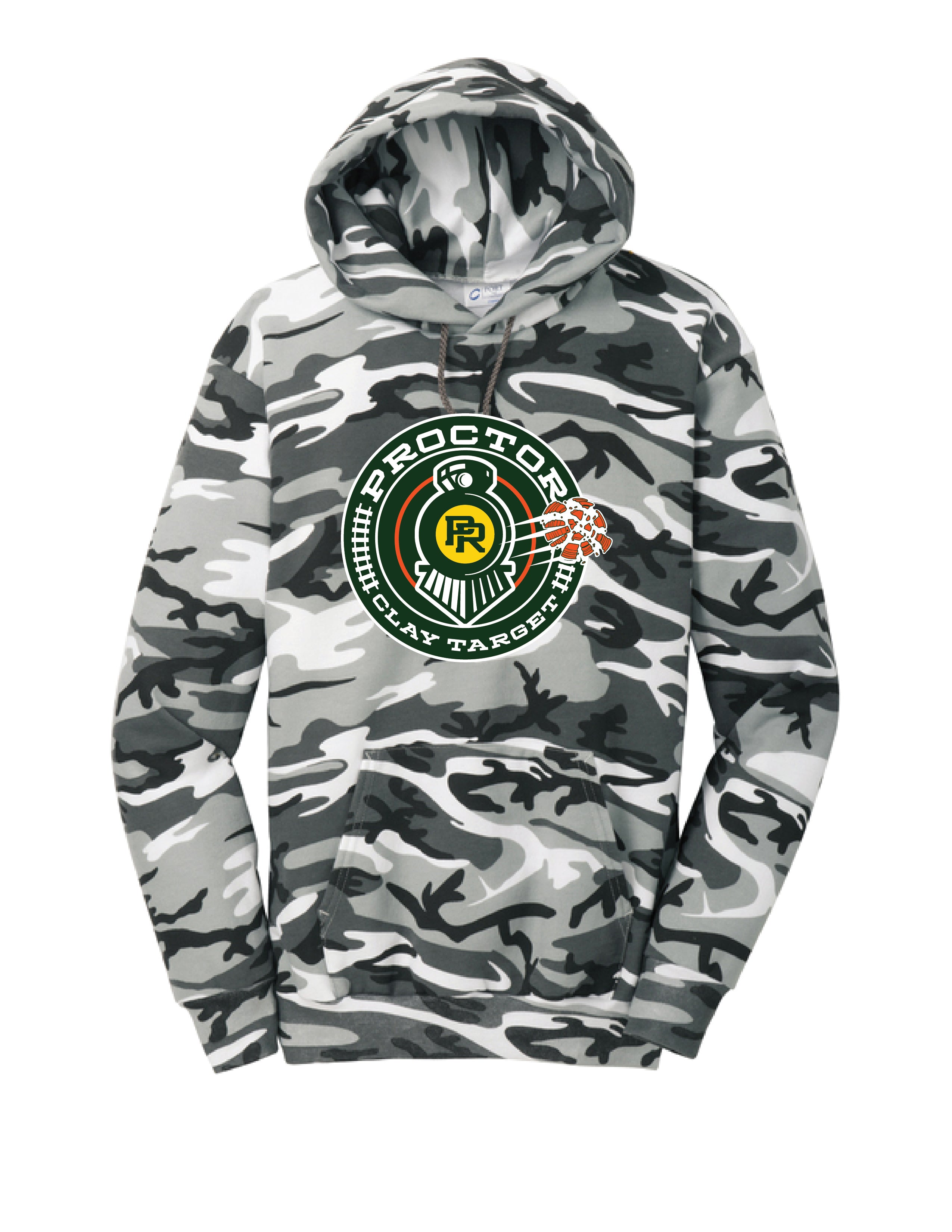 10) PC78HC Port & Co® Core Fleece Camo Pullover Hooded Sweatshirt :Proctor
