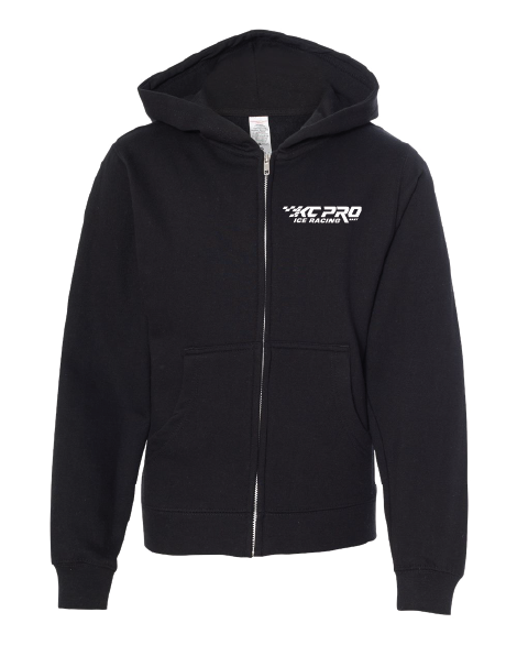 3A: Independent Trading Co. Youth Midweight Full-Zip Hooded Sweatshirt - SS4001YZ (KC)