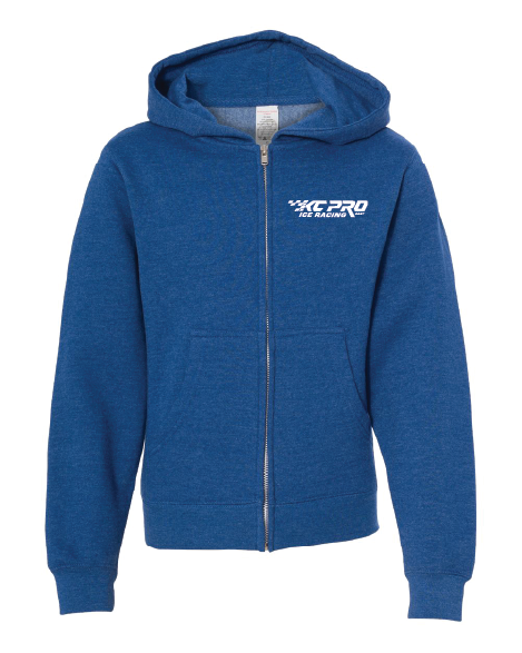 3A: Independent Trading Co. Youth Midweight Full-Zip Hooded Sweatshirt - SS4001YZ (KC)