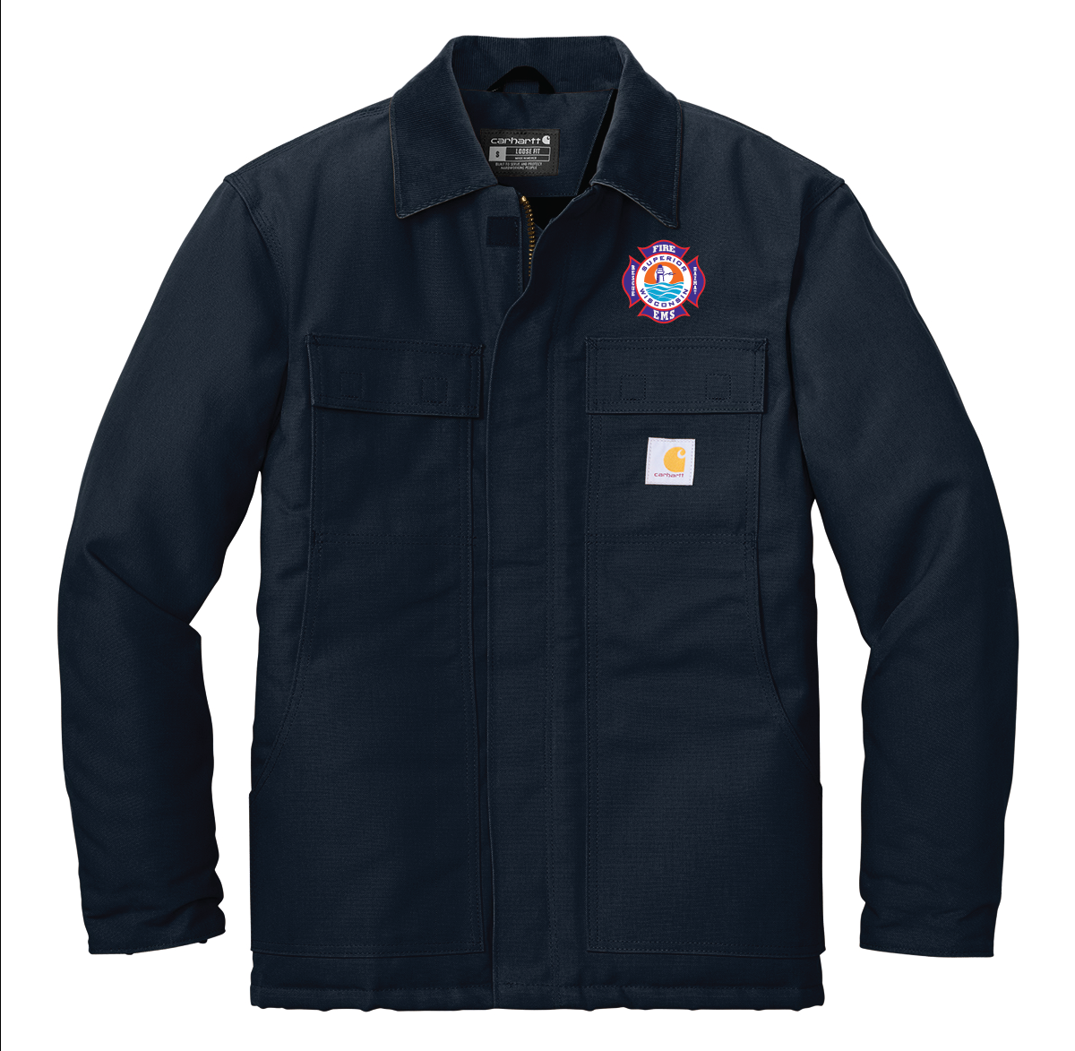 Carhartt ® Duck Traditional Coat Dark Navy Style #CT106674 - SFD
