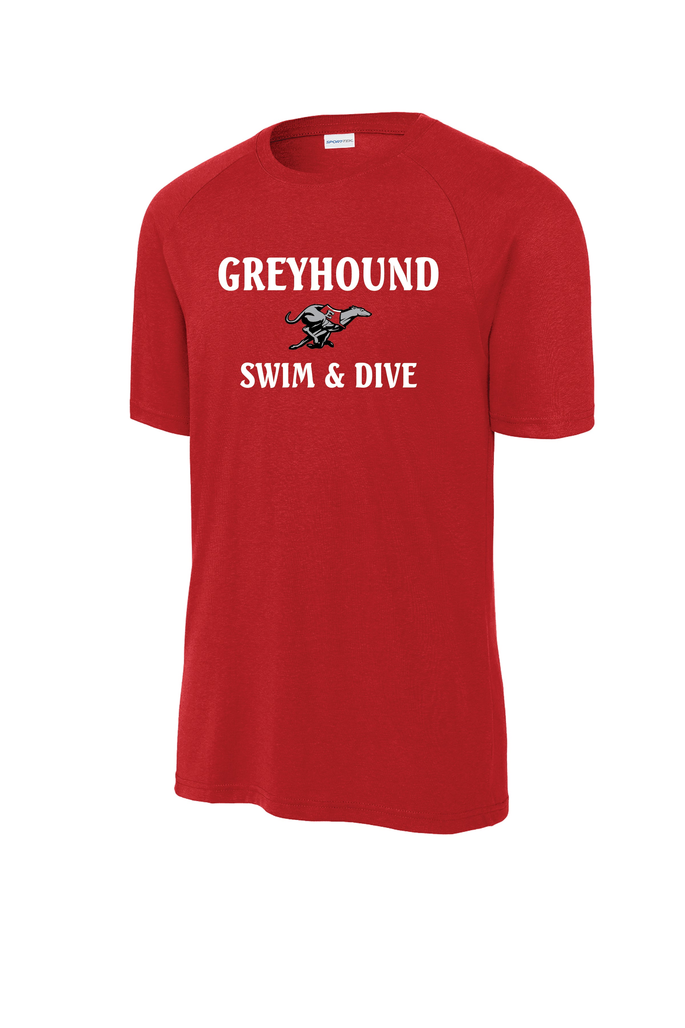 4 ) PARENT  ITEM STYLE # ST6040 SPORT TEK RAGLAN T-SHIRTS - EAST SWIM